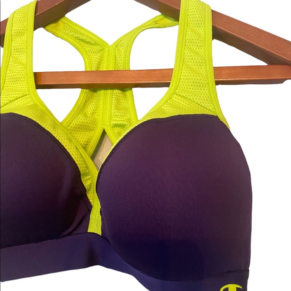 C9 by Champion Purple and Yellow Sports Bra - Picture 3 of 8